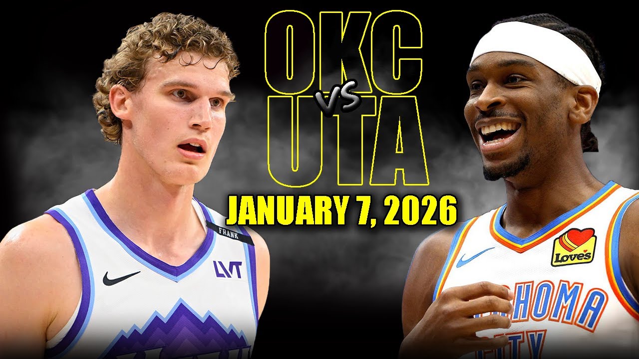 Oklahoma City Thunder vs Utah Jazz Full Game Highlights – January 7, 2026 | NBA Season