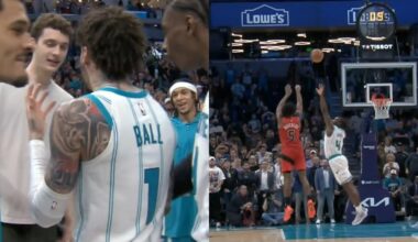 Immanuel Quickley CRAZY game winner buzzer beater vs Hornets after LaMelo clutch shot