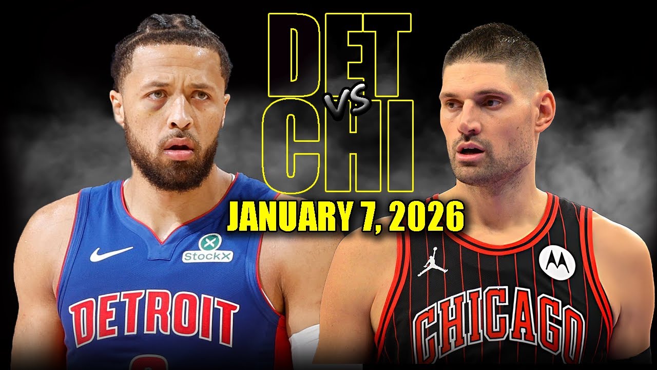 Detroit Pistons vs Chicago Bulls Full Game Highlights – January 7, 2026 | NBA Season