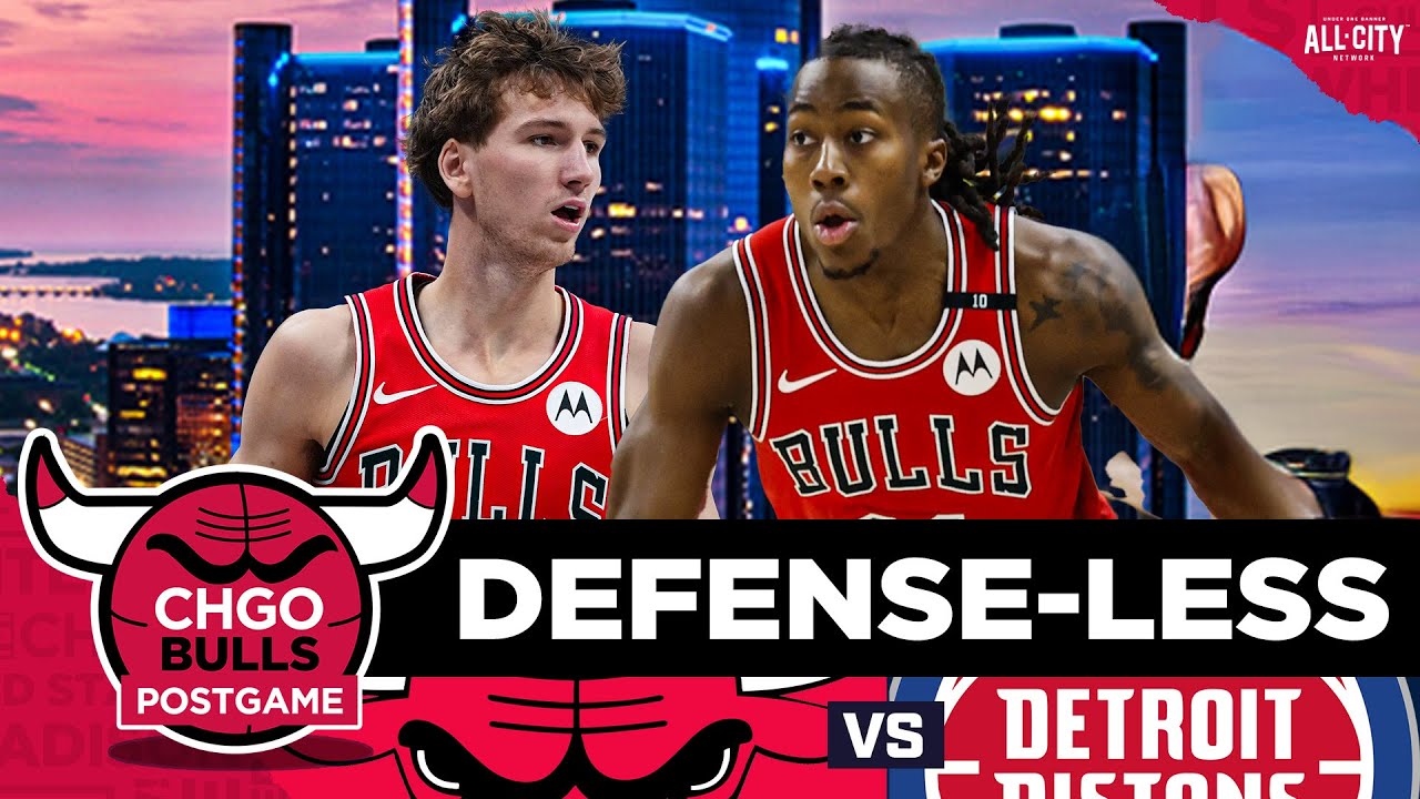 BULLS POSTGAME: UGLY Fourth Quarter Sinks Bulls vs Pistons | CHGO Bulls Podcast
