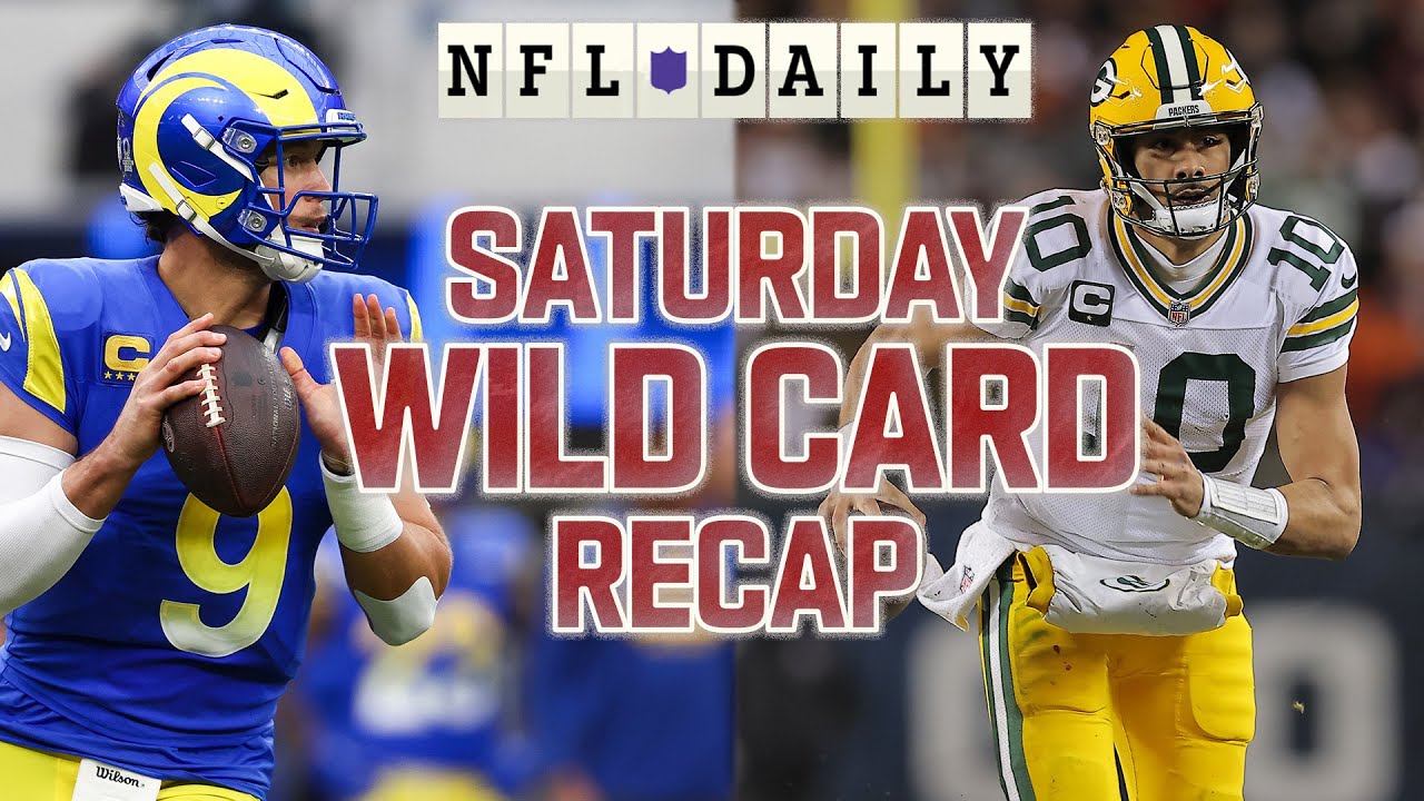 NFL Wild Card Recap | Rams at Panthers & Packers at Bears | NFL Daily