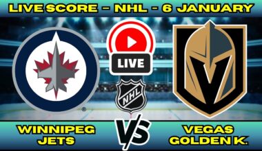 🔴 Winnipeg Jets vs Vegas Golden Knights | NHL PLAY BY PLAY | Live Score Update Jan 6