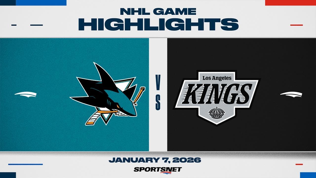 NHL Highlights | Sharks vs. Kings - January 7, 2026