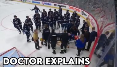 Hadyn Fleury Stretchered Off Ice and Taken to the Hospital - Doctor Explains