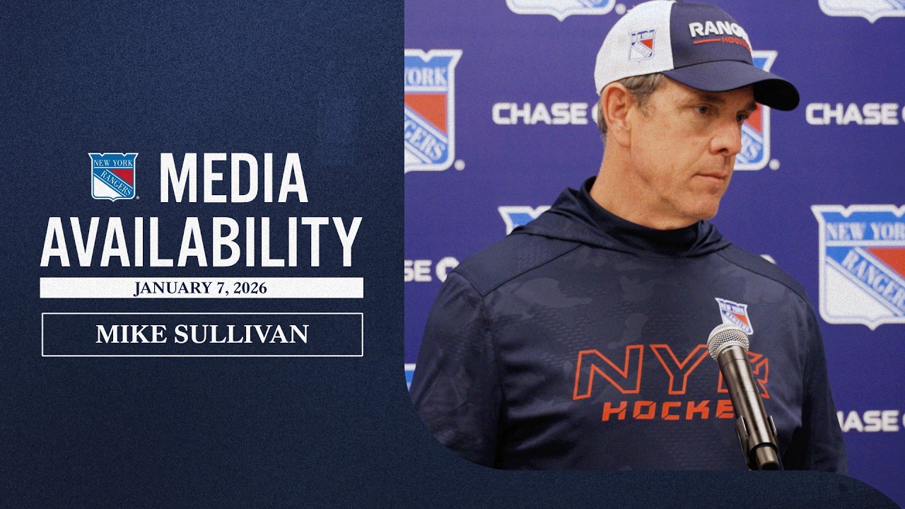 NYR Practice: Mike Sullivan Media Availability | Jan. 7, 2026