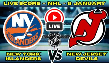 🔴 New York Islanders vs New Jersey Devils | NHL PLAY BY PLAY | Live Score Update Jan 6