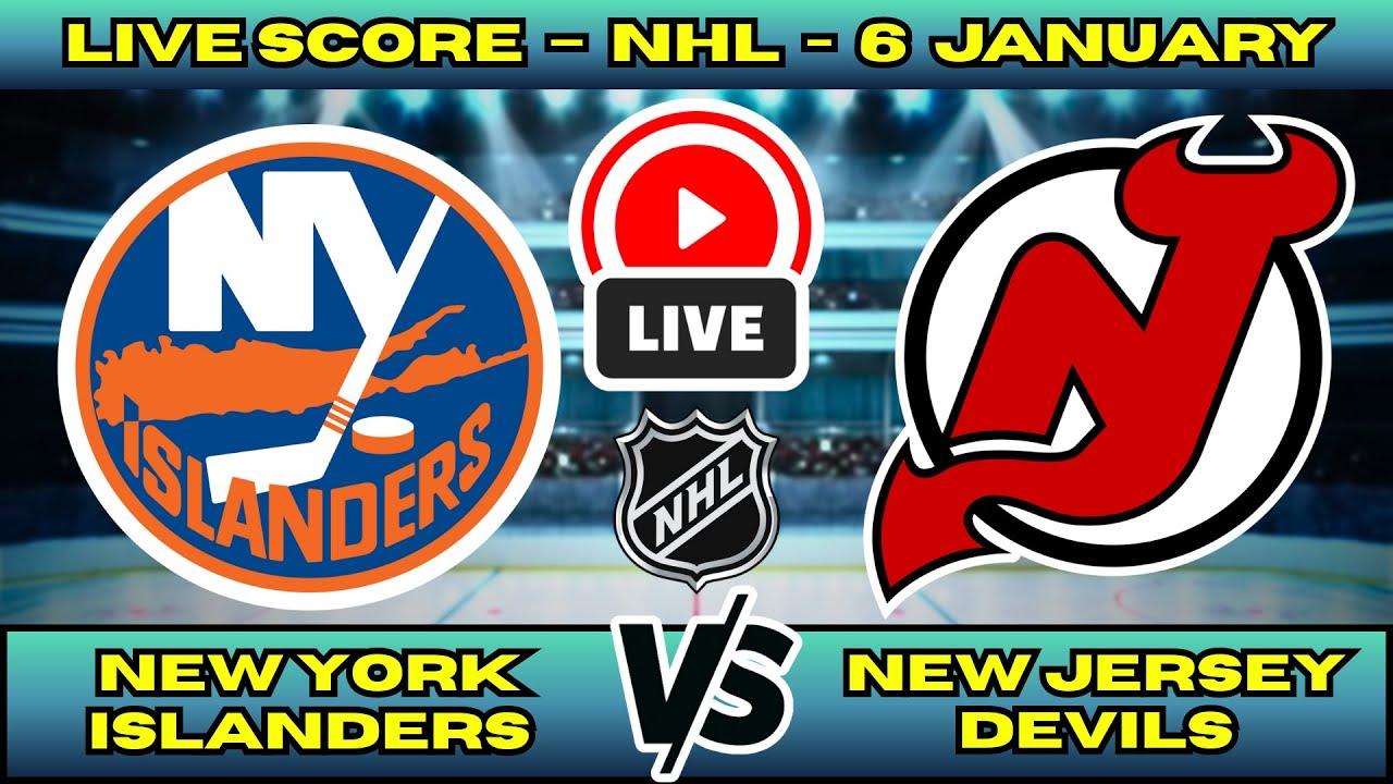 🔴 New York Islanders vs New Jersey Devils | NHL PLAY BY PLAY | Live Score Update Jan 6