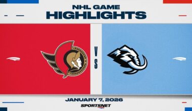 NHL Highlights | Senators vs. Mammoth - January 7, 2026