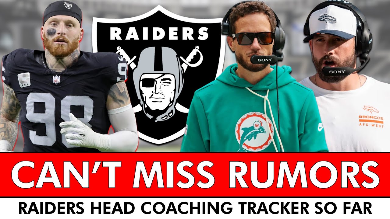 CAN’T MISS Raiders Rumors + Raiders Head Coaching Tracker