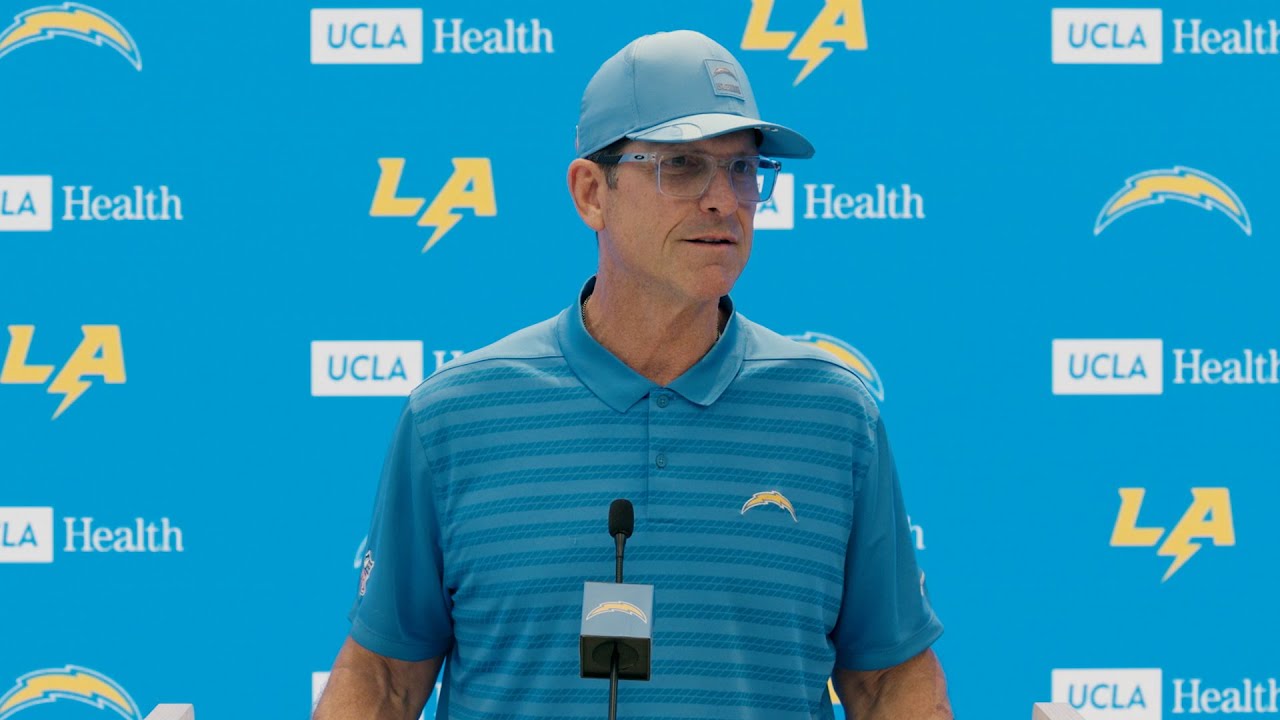 Harbaugh On Justin Herbert & Drake Maye | LA Chargers