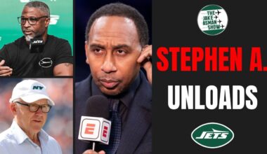 Stephen A. Smith Goes Nuclear on Aaron Glenn, Woody Johnson and the Jets!