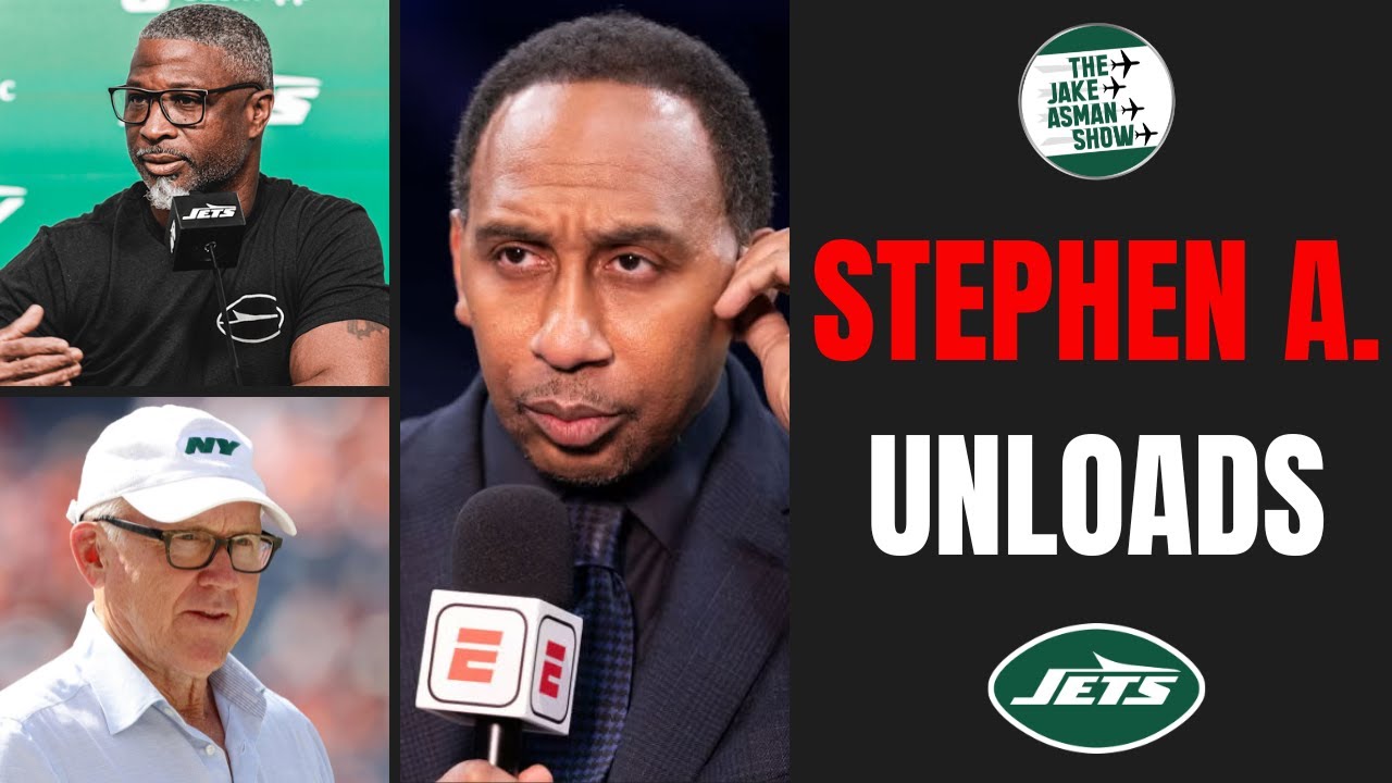 Stephen A. Smith Goes Nuclear on Aaron Glenn, Woody Johnson and the Jets!