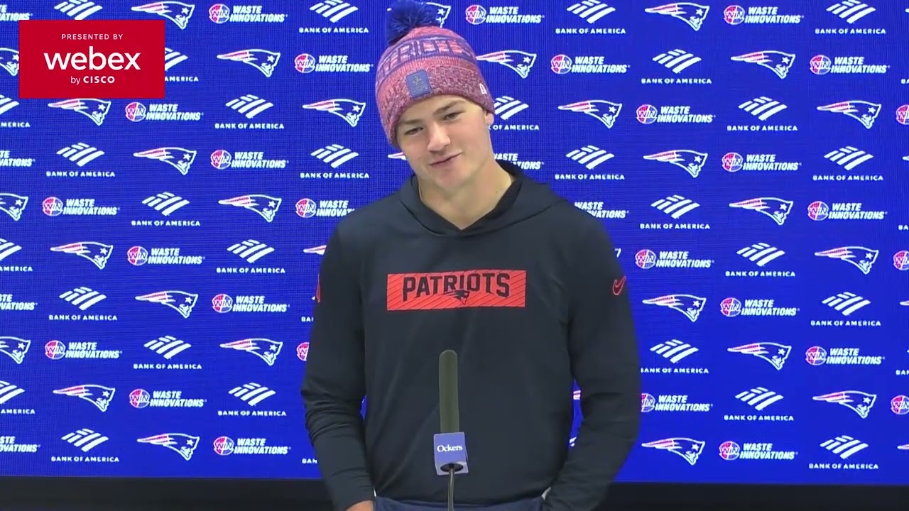 Drake Maye: "I Have to Play Well For Us to Win." | Patriots Press Conference