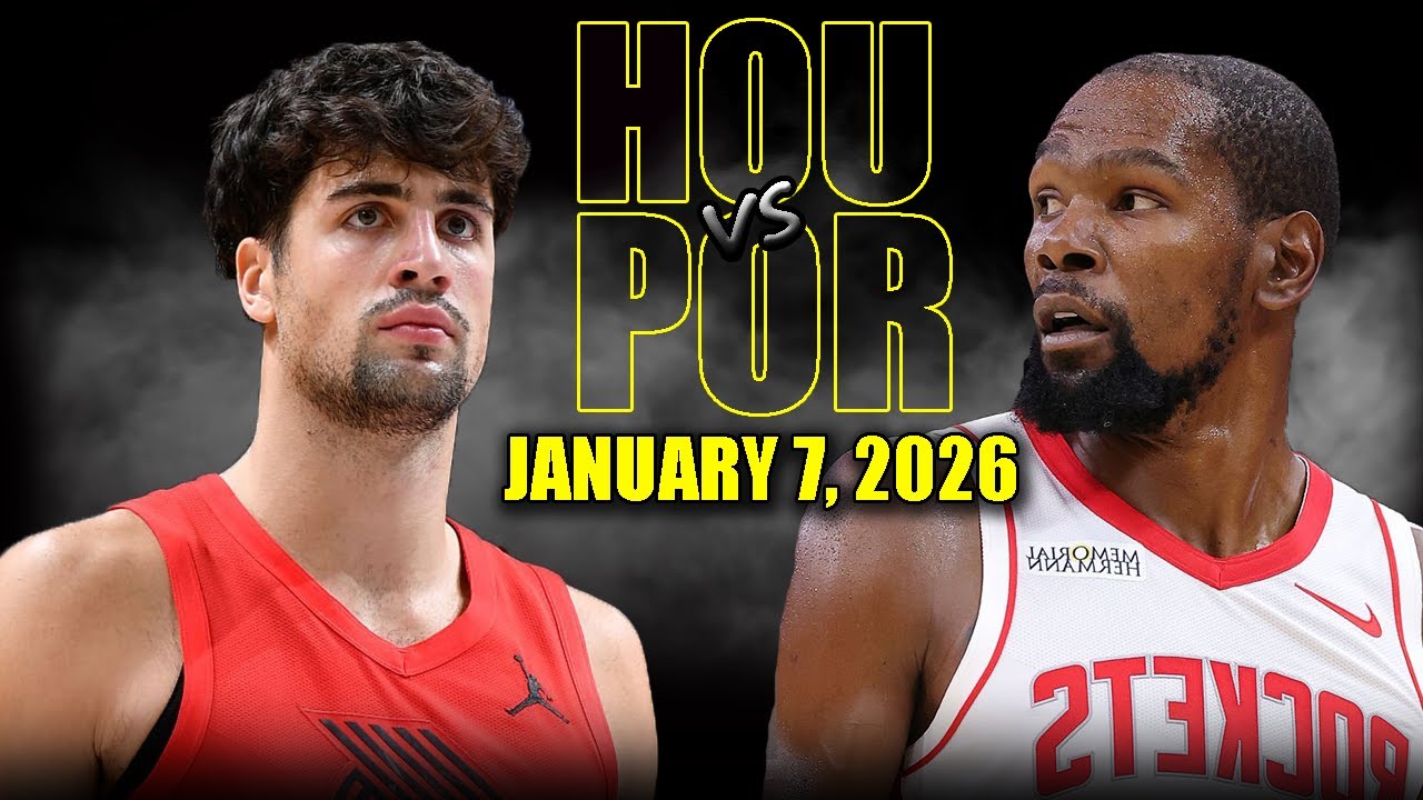Houston Rockets vs Portland Trail Blazers Full Game Highlights – January 7, 2026 | NBA Season
