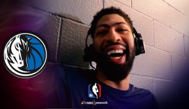 Anthony Davis praises Cooper Flagg, Brandon Williams after Mavs' win over Kings | NBA on NBC