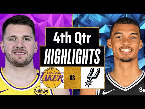 Los Angeles Lakers vs San Antonio Spurs Full Game Highlights 4th Qtr | Jan 7 | 2026 NBA Highlights