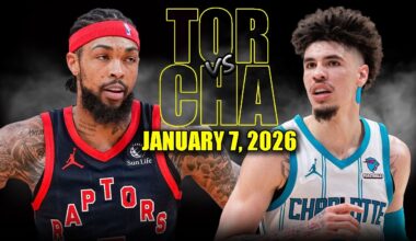 Toronto Raptors vs Charlotte Hornets Full Game Highlights – January 7, 2026 | NBA Season