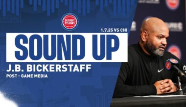 Post-Game Press Conference: J.B. Bickerstaff | Pistons vs. Bulls  | 1.7.26