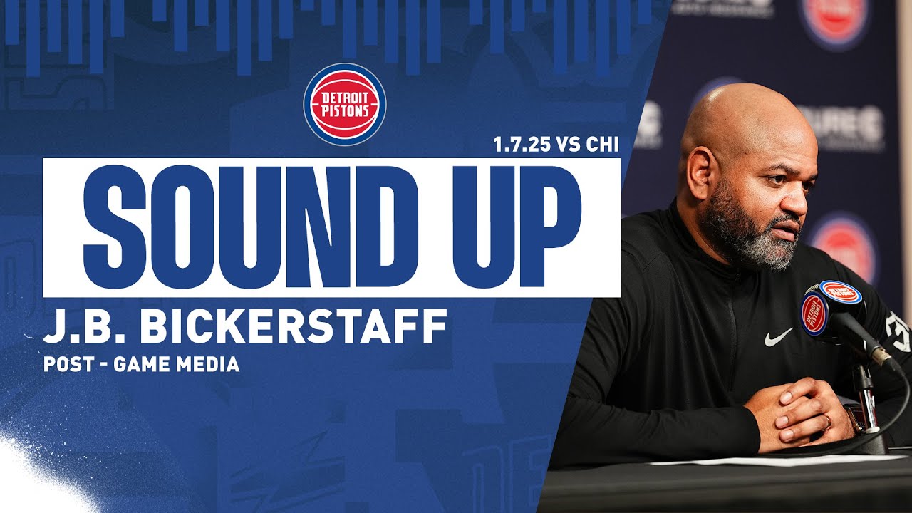 Post-Game Press Conference: J.B. Bickerstaff | Pistons vs. Bulls  | 1.7.26