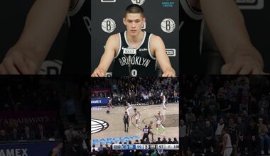 Egor Dëmin on the hustle and effort from Day'Ron Sharpe tonight 🤝 #nba #brooklynnets #basketball
