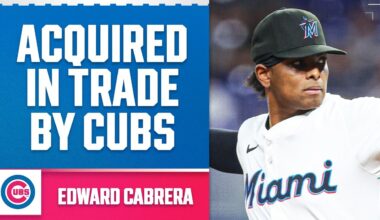 Breaking down Cubs' acquisition of Edward Cabrera | MLB Tonight
