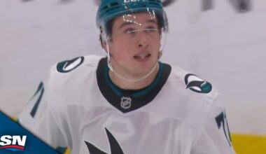 Sharks' Macklin Celebrini Makes Pair Of Slick Moves And Buries Late Tying Goal