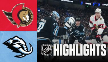 Senators vs. Mammoth | NHL Highlights | January 07, 2026