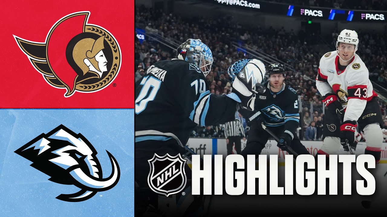 Senators vs. Mammoth | NHL Highlights | January 07, 2026