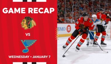 Blackhawks vs. Blues Game Highlights | 1.7.26