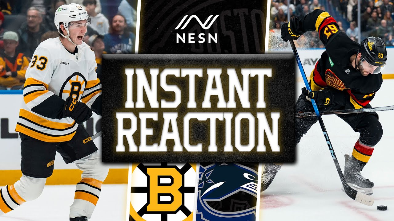 INSTANT REACTION: Bruins Secure 3-2 OT Victory Over Canucks