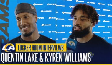 Quentin Lake On Returning From Injury; Kyren Williams' Expectations For Saturday’s Wild Card Matchup