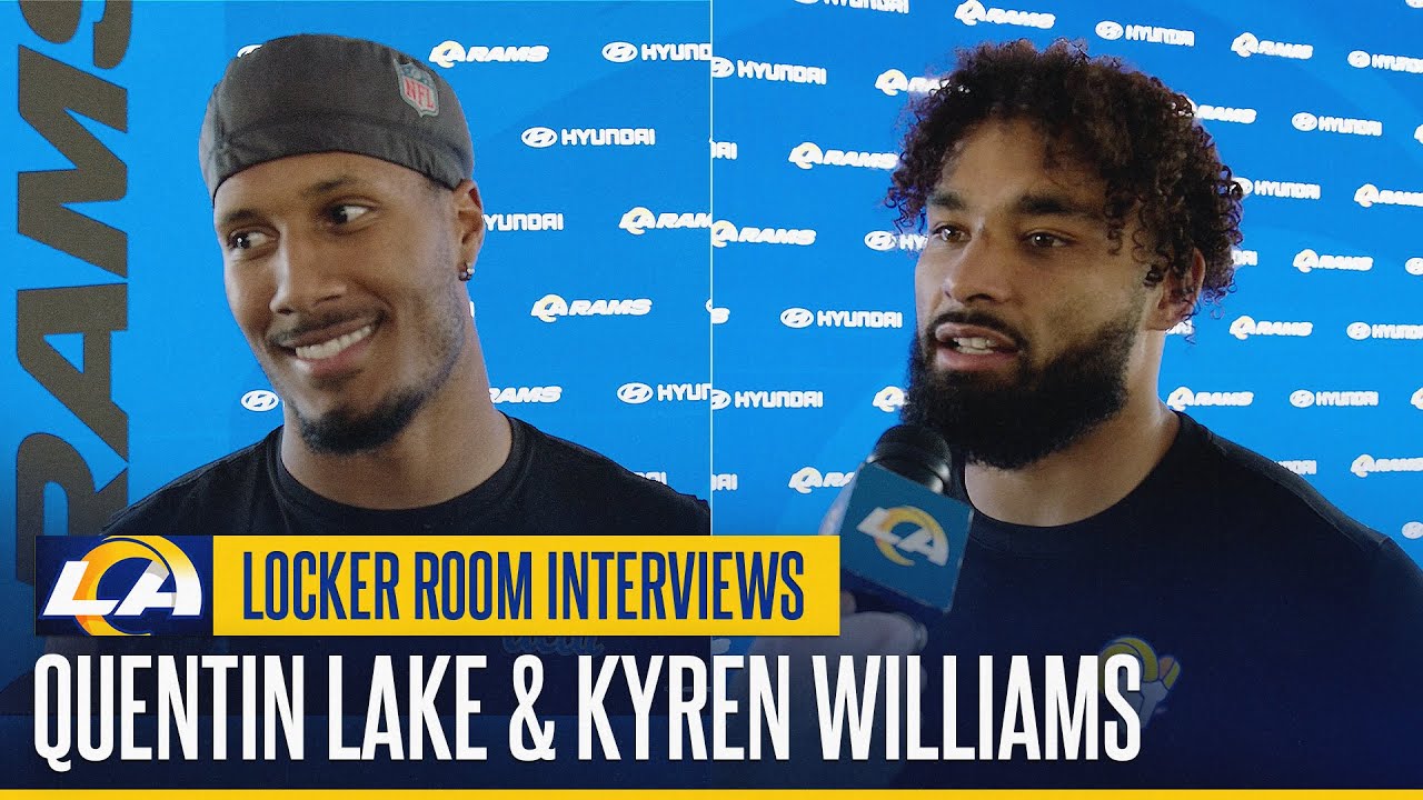 Quentin Lake On Returning From Injury; Kyren Williams' Expectations For Saturday’s Wild Card Matchup