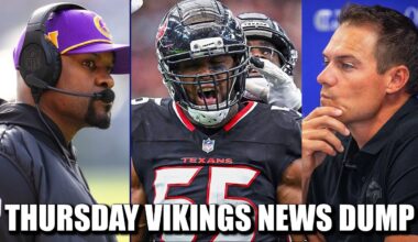 Minnesota Vikings News Dump (1.8.2026) | No Flores Interviews? Danielle HOF? KOC & Kwesi Resched?