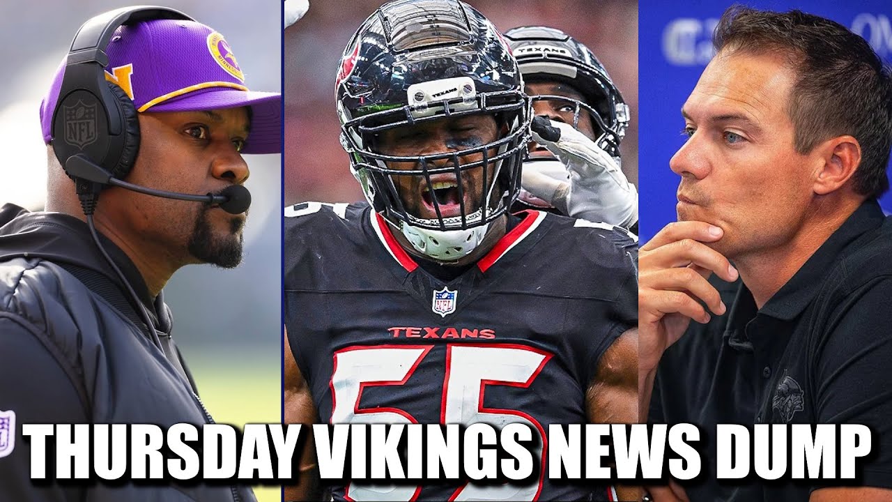 Minnesota Vikings News Dump (1.8.2026) | No Flores Interviews? Danielle HOF? KOC & Kwesi Resched?