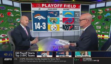 ESPN breaks down Drake Maye over Bo Nix, Steelers vs Texans Wild Card, Ravens & Bucs eliminated
