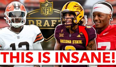 The Cleveland Browns Land a SURPRISE SUPERSTAR in The New Latest Round of Mock Drafts...