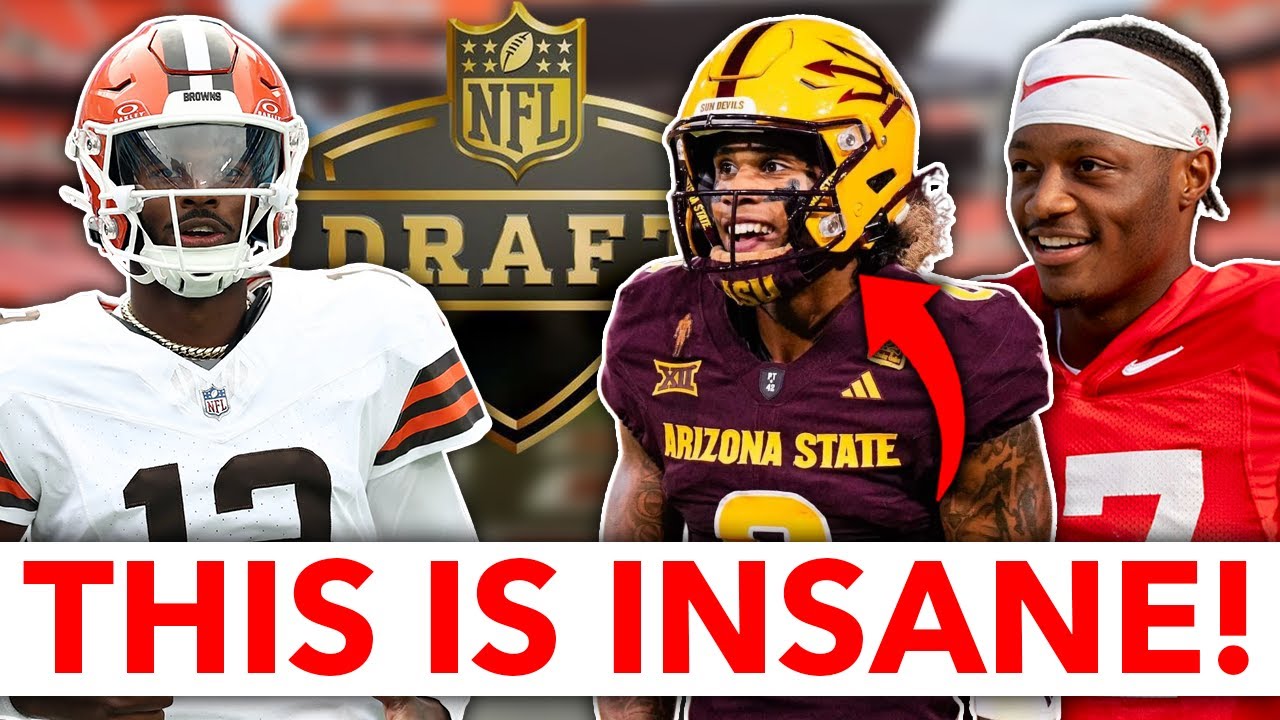 The Cleveland Browns Land a SURPRISE SUPERSTAR in The New Latest Round of Mock Drafts...