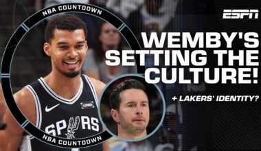Wemby's total BUY-IN to the Spurs is 'unhead of' + Lakers' turbulent season | NBA Countdown