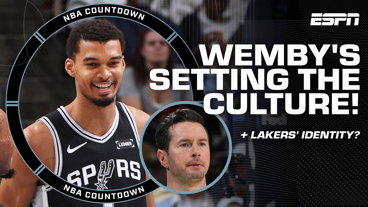 Wemby's total BUY-IN to the Spurs is 'unhead of' + Lakers' turbulent season | NBA Countdown