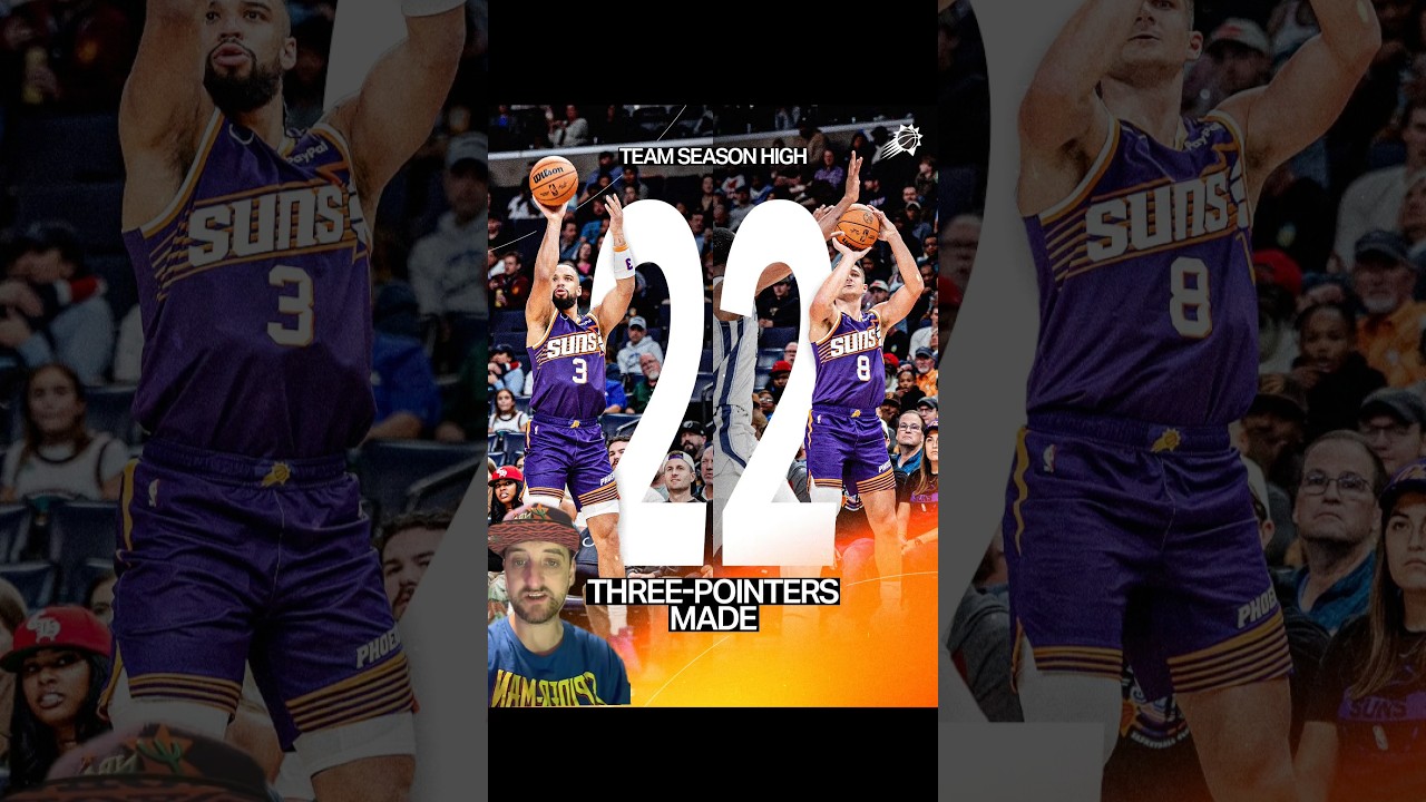 Phoenix Suns Crush Memphis Grizzlies With Team Season High 22 Threes #suns
