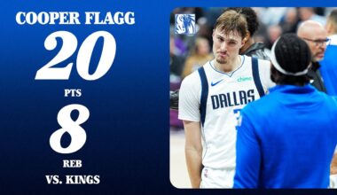Cooper Flagg (20 PTS 8 REB) at Sacramento Kings | January 6, 2026