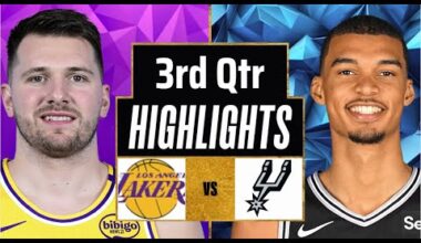 Los Angeles Lakers vs San Antonio Spurs Full Game Highlights 3rd Qtr | Jan 7 | 2026 NBA Highlights