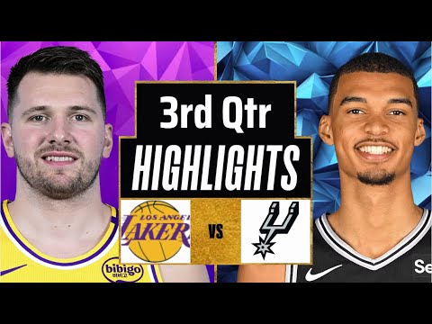 Los Angeles Lakers vs San Antonio Spurs Full Game Highlights 3rd Qtr | Jan 7 | 2026 NBA Highlights