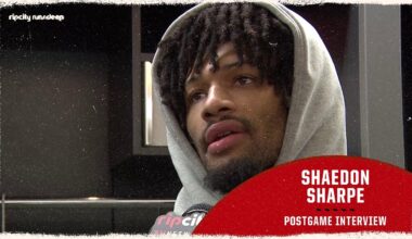 Shaedon Sharpe Postgame Media Availability | vs Houston Rockets | January 7th, 2025