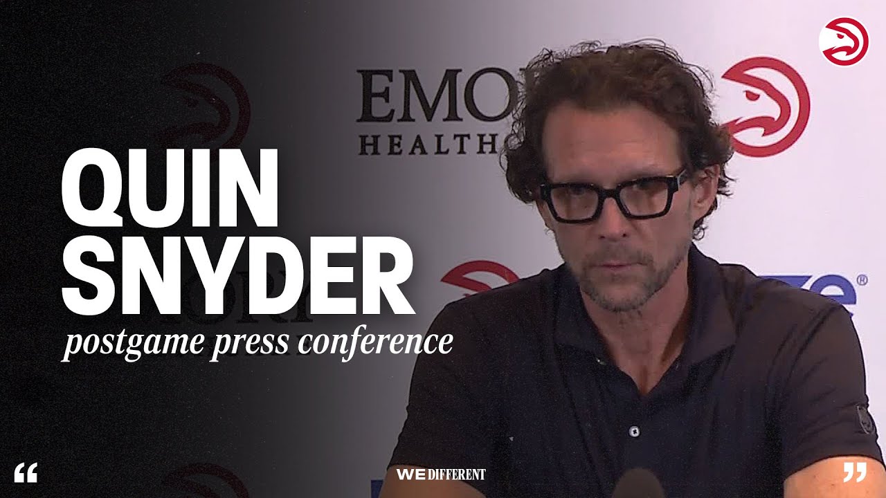 Hawks vs. Pelicans Postgame Press Conference: Quin Snyder