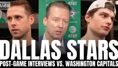 Glen Gulutzan, Sam Steel, Casey DeSmith & Dallas Stars Recap BOUNCE BACK vs. Washington Capitals