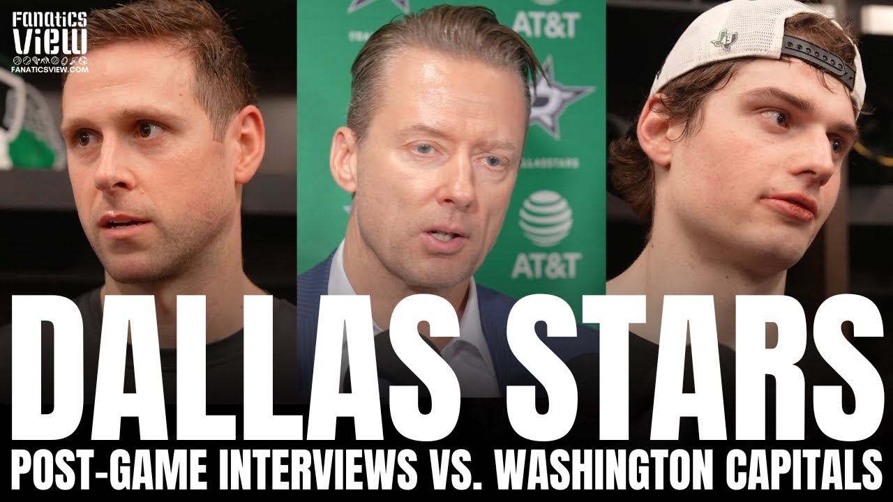 Glen Gulutzan, Sam Steel, Casey DeSmith & Dallas Stars Recap BOUNCE BACK vs. Washington Capitals