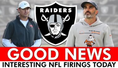 Raiders Got A DOUBLE DOSE Of Good News + Interesting NFL Firings