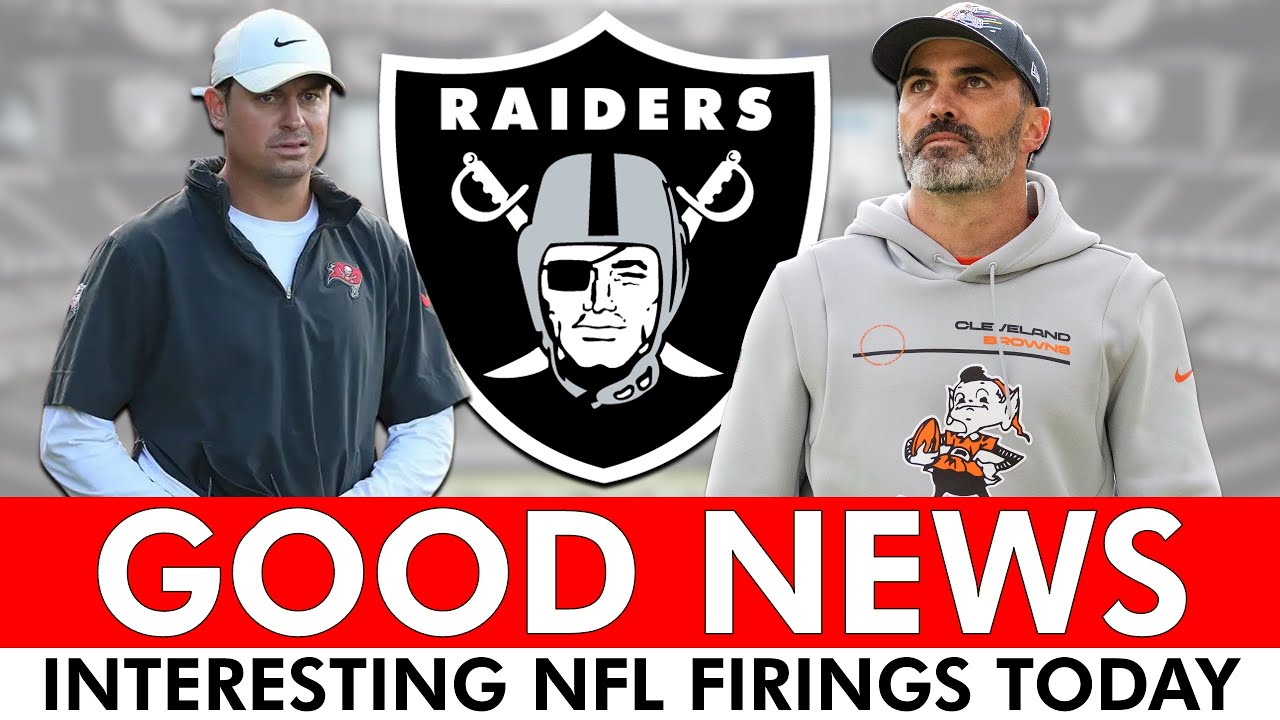 Raiders Got A DOUBLE DOSE Of Good News + Interesting NFL Firings