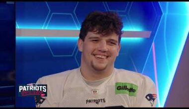 Will Campbell Discusses His Connection With Drake Maye, Playoff Prep & More | New England Patriots
